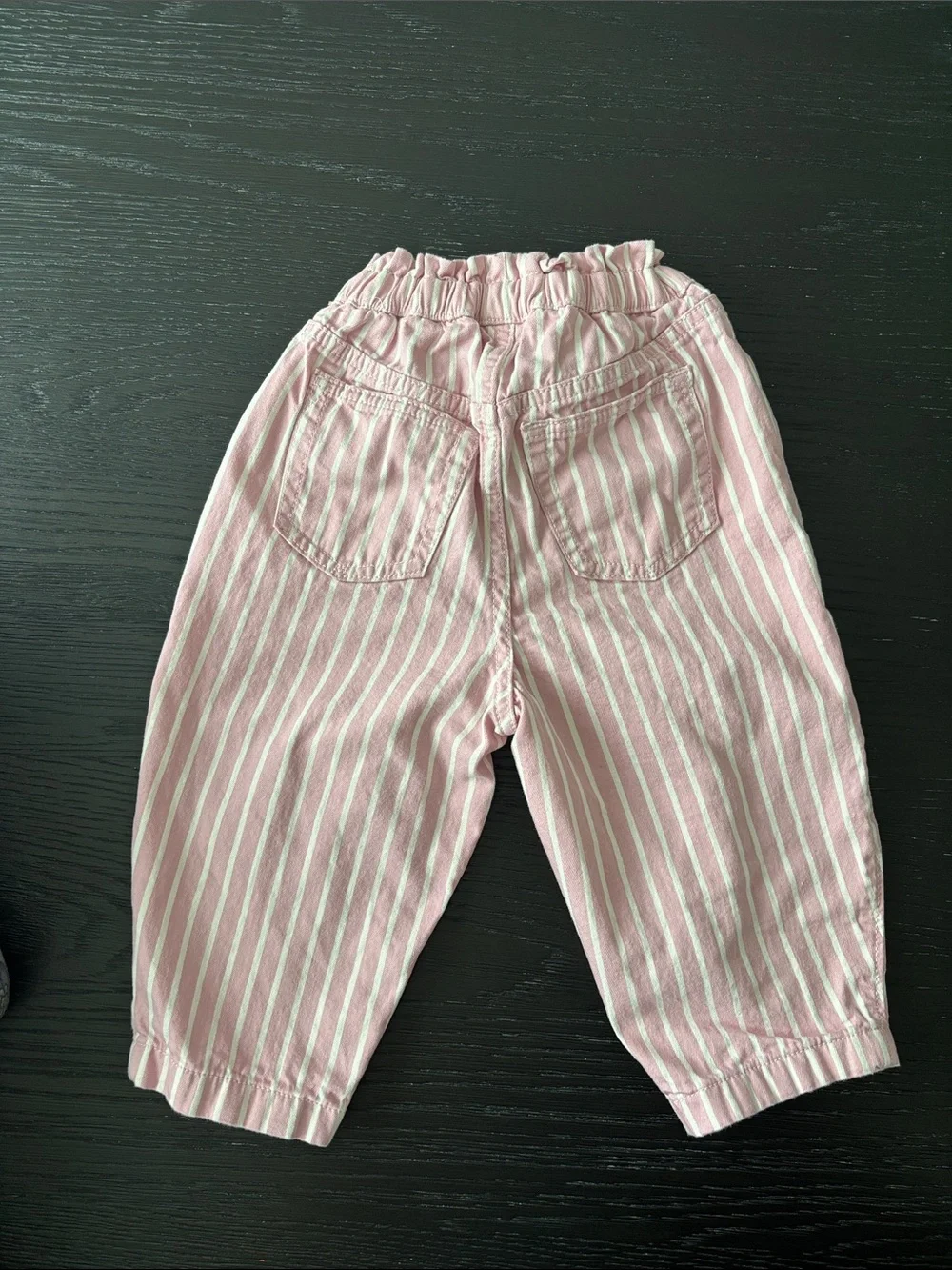 Baby Gap Stripe Pull-On Barrel Jeans